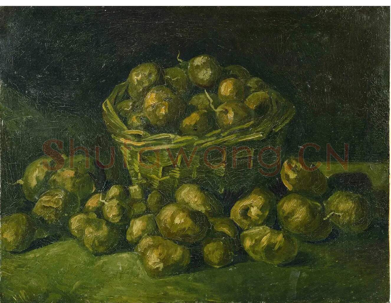 梵高油画静物《一篮土豆》_03