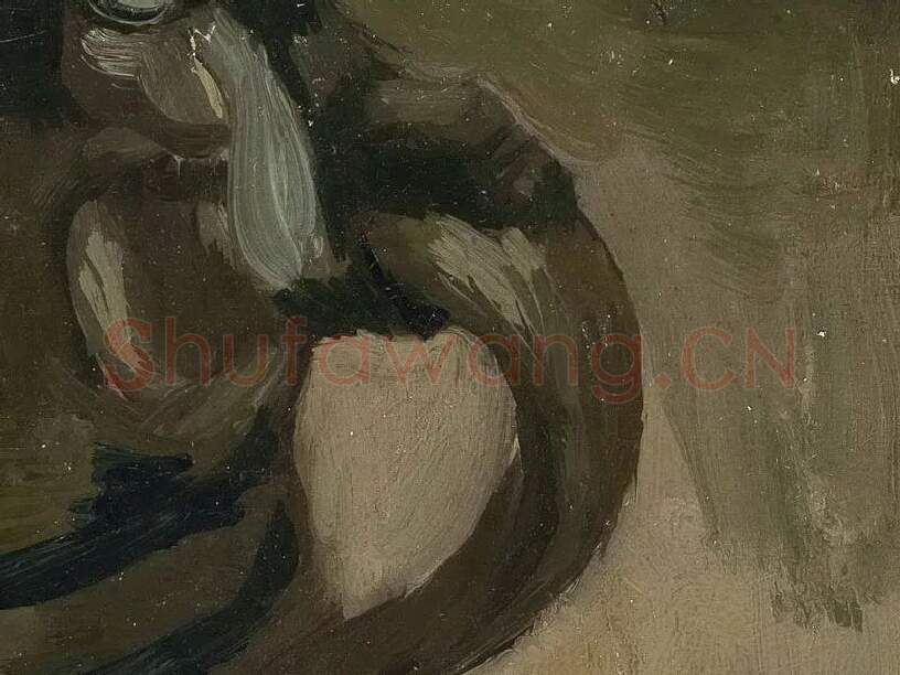 梵高静物画《啤酒罐》高清大图局部 (2)