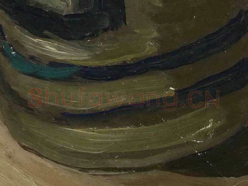 梵高静物画《啤酒罐》高清大图局部 (6)