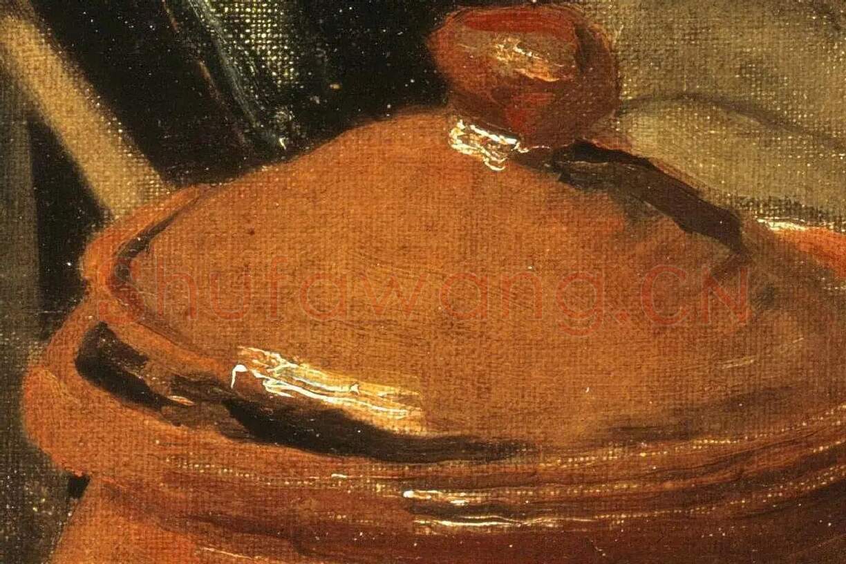 梵高静物罐子与玻璃瓶局部 (1)