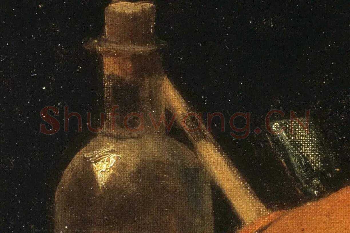 梵高静物罐子与玻璃瓶局部 (2)