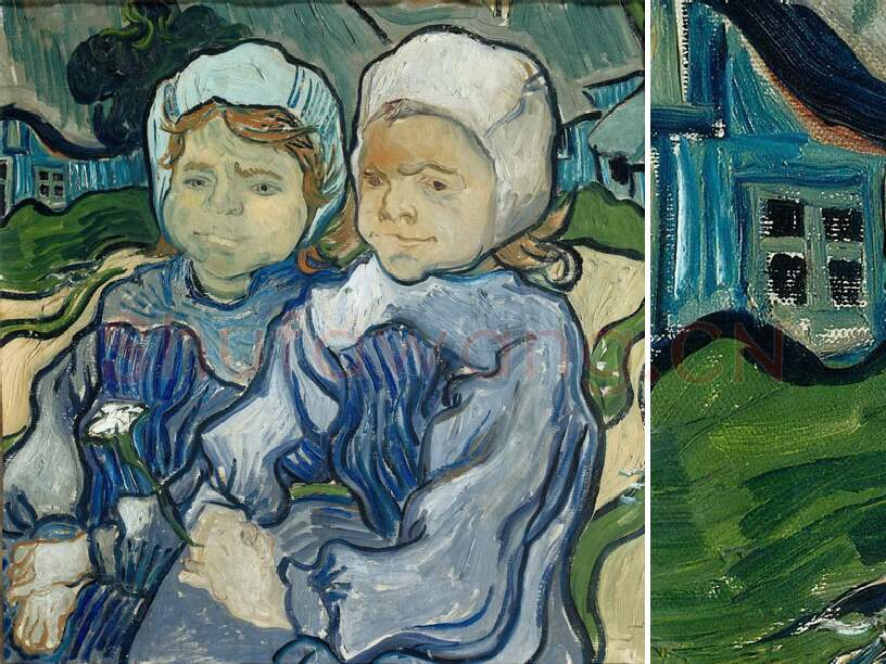 梵高作品《两个孩子》