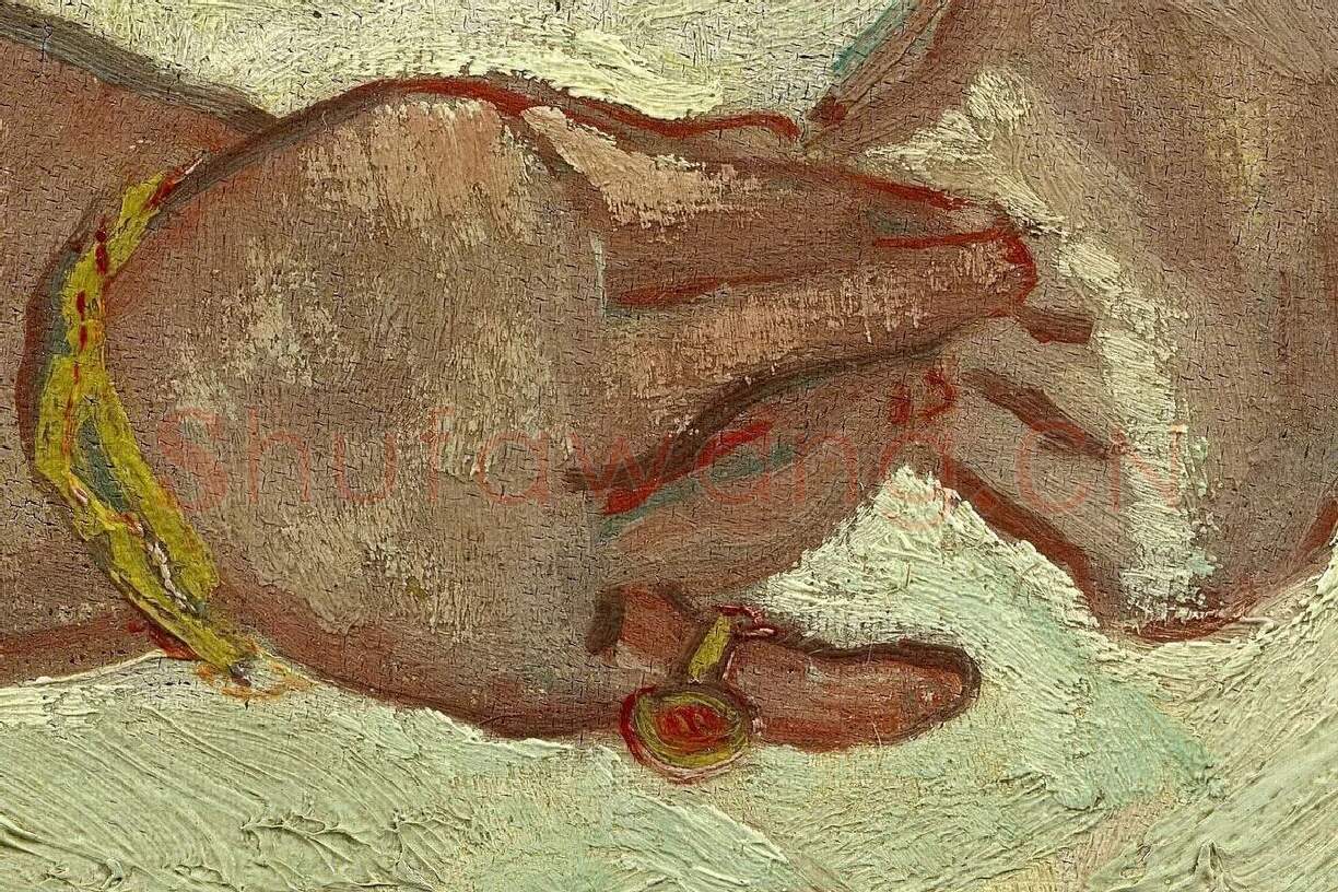 梵高《婴儿马塞尔·鲁林》肖像画局部 (3)