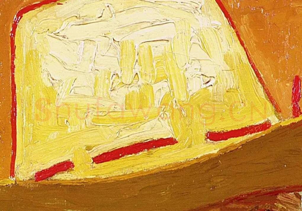 梵高油画《普罗旺斯牧羊人》局部 (2)