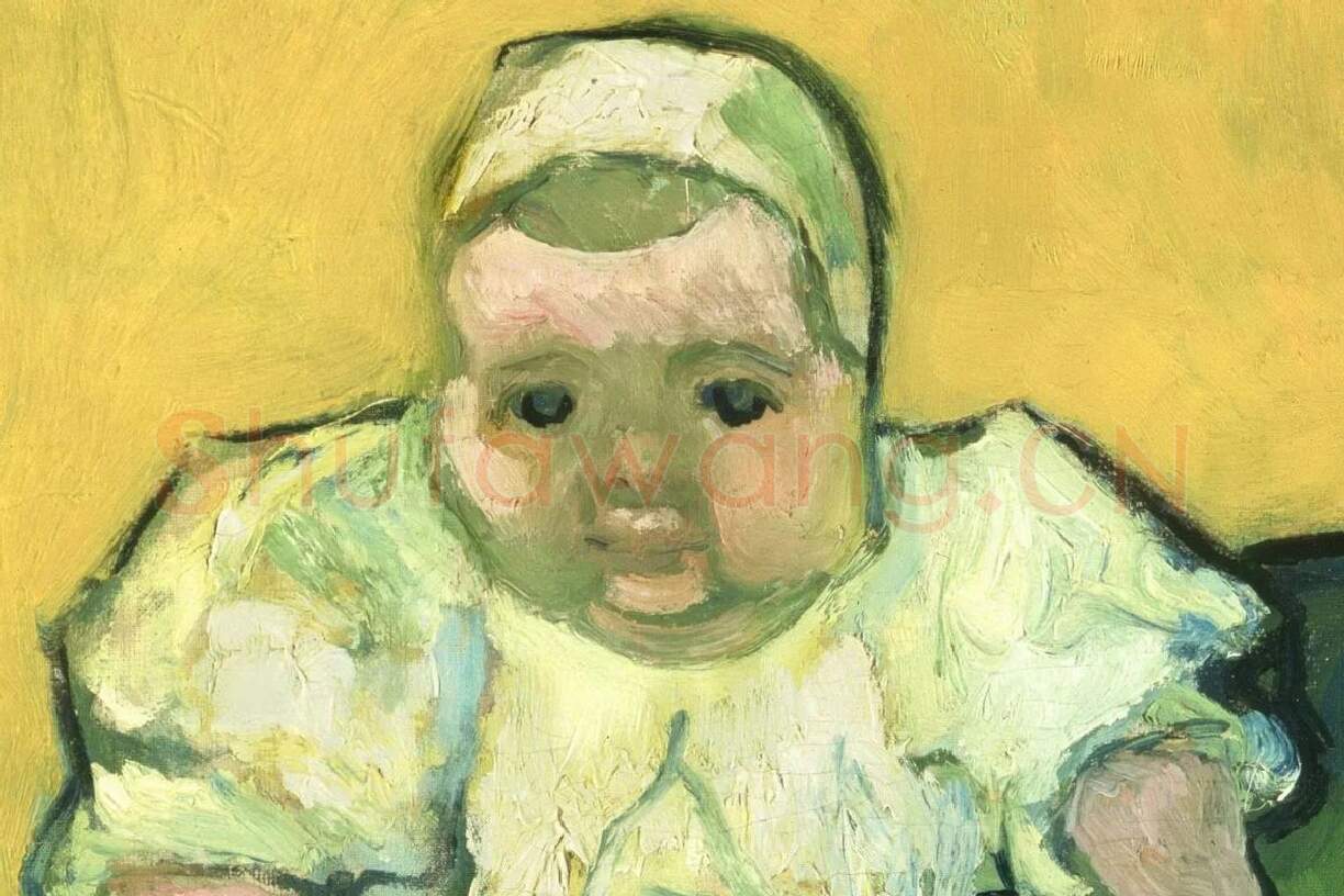 梵高《鲁林母亲和她的婴儿》局部 (2)