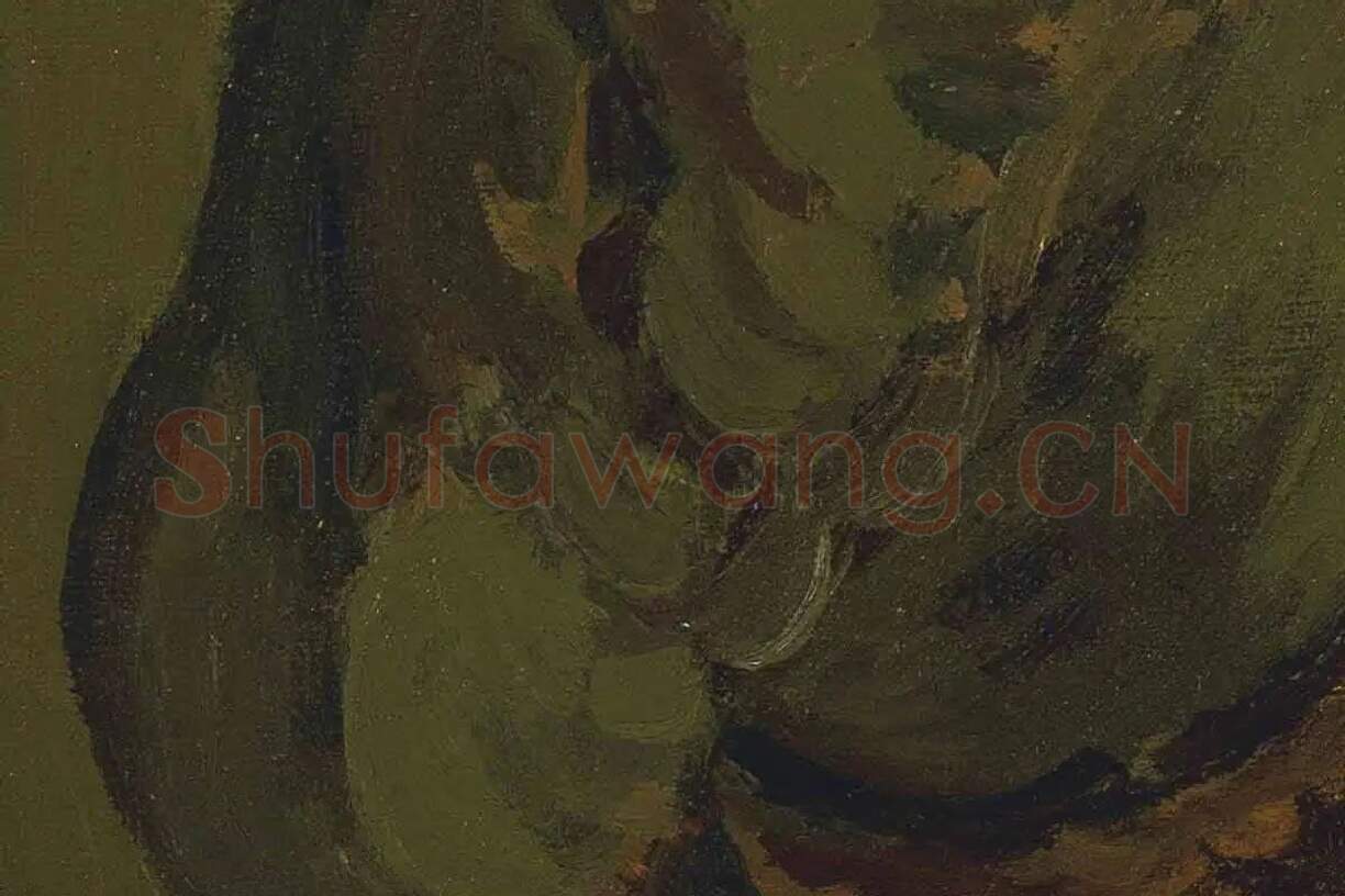 梵高作品农妇头像写生局部 (3)