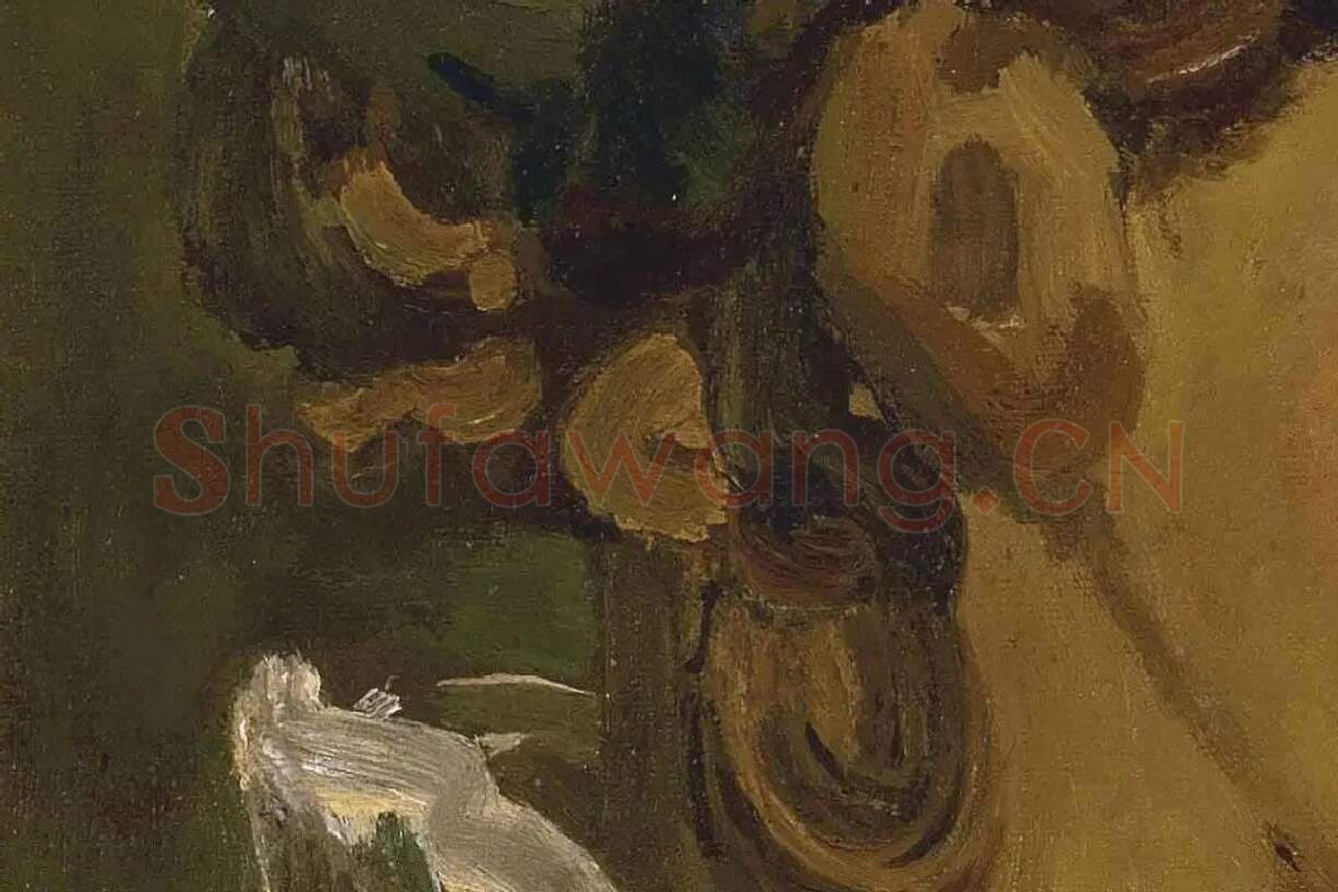 梵高作品农妇头像写生局部 (4)