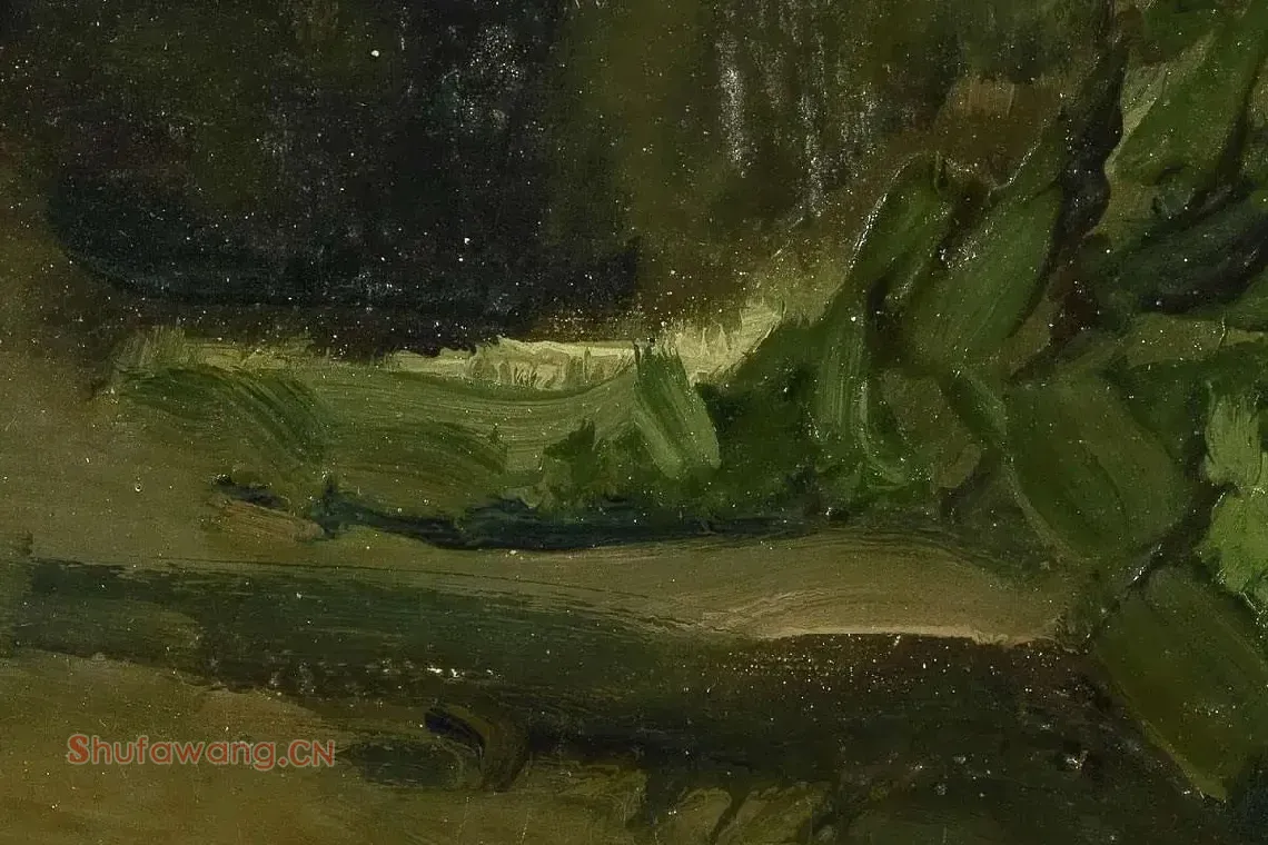 梵高静物画作品《蔬菜和水果的静物》高清大图局部细节 (6)