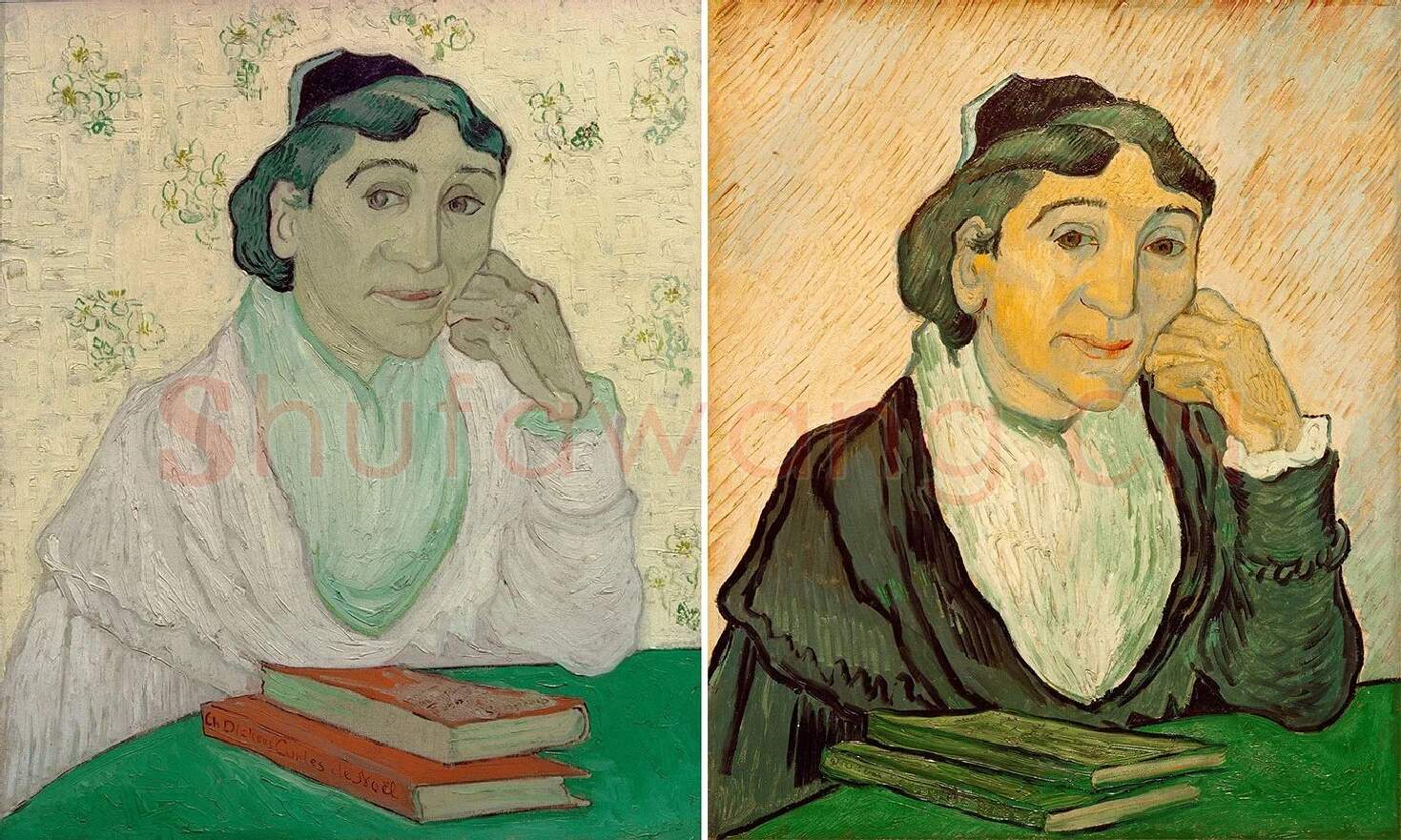 梵高油画人物《吉诺夫人的肖像》