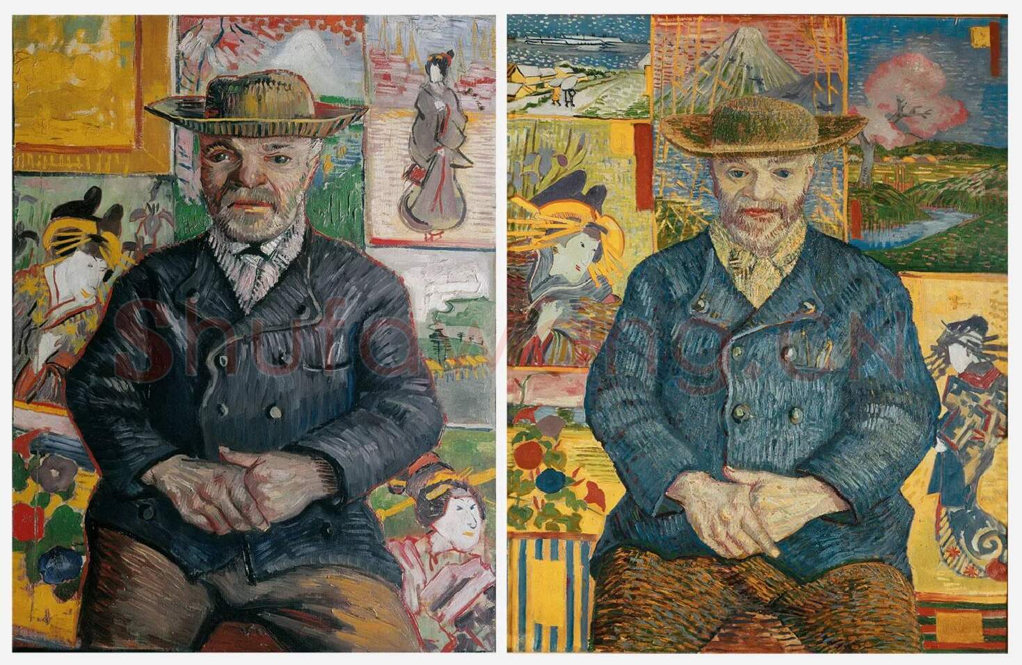 梵高《唐吉老爹》油画作品