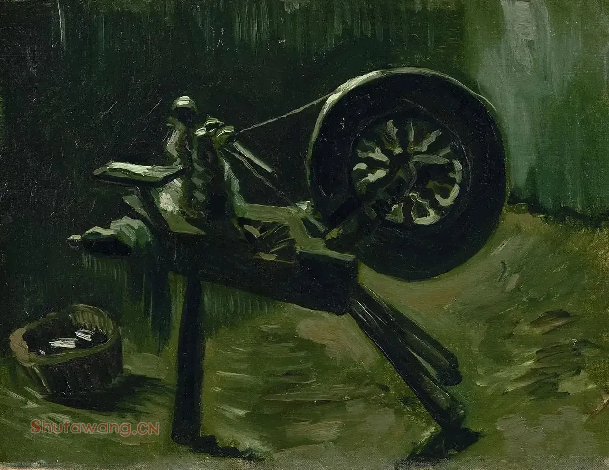 梵高油画《绕线机》