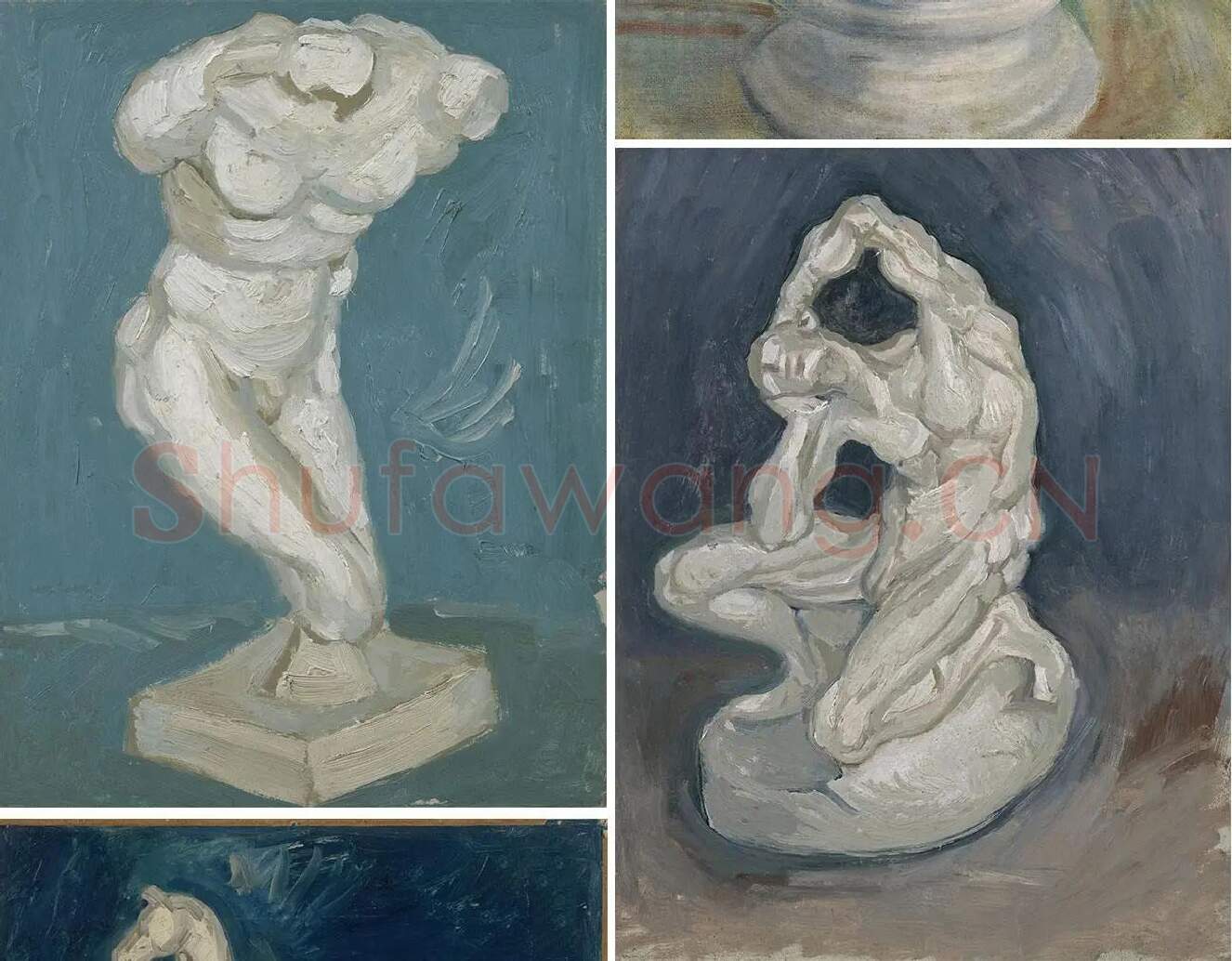 梵高石膏模型油画静物写生_03