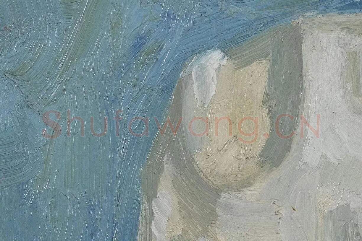 梵高石膏模型油画静物写生系列高清大图局部细节 (11)