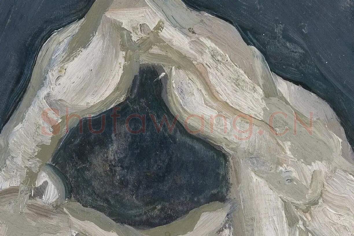 梵高石膏模型油画静物写生系列高清大图局部细节 (15)