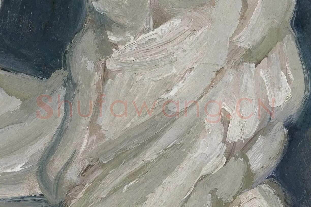 梵高石膏模型油画静物写生系列高清大图局部细节 (16)