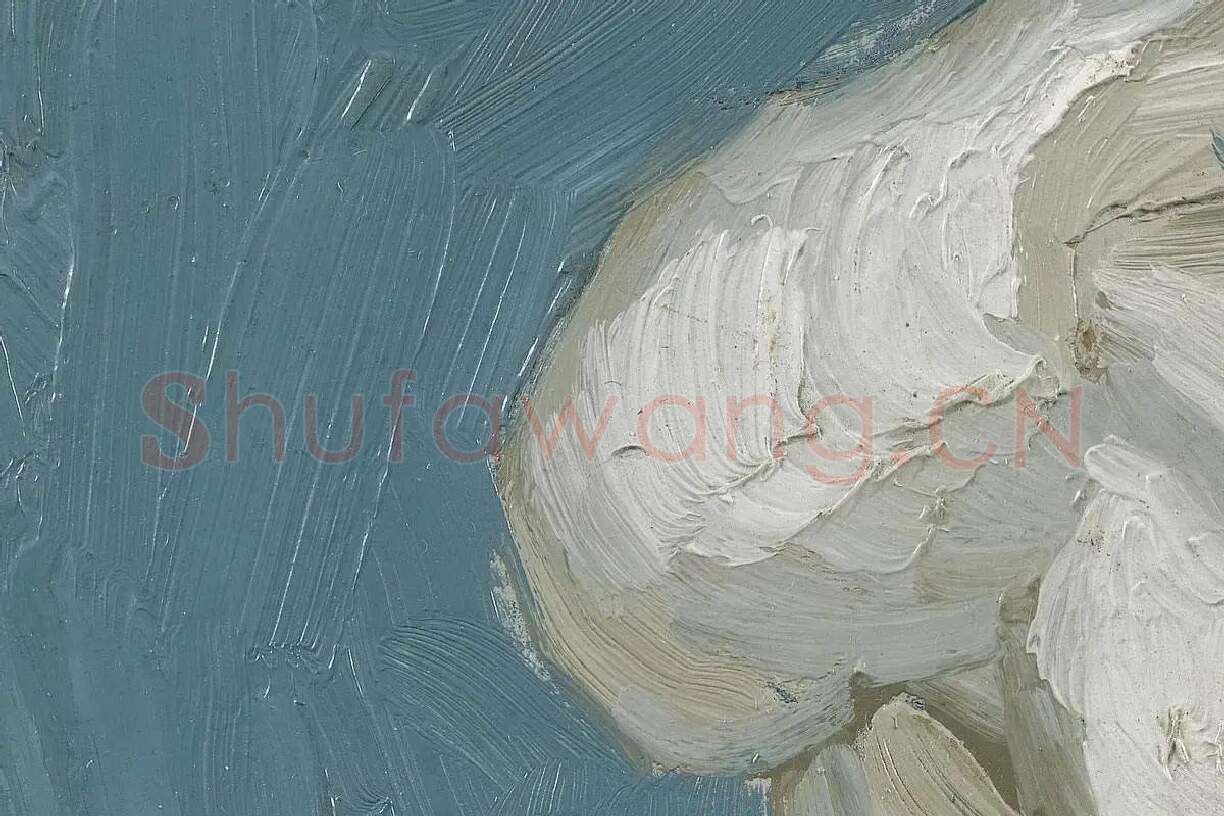 梵高石膏模型油画静物写生系列高清大图局部细节 (17)