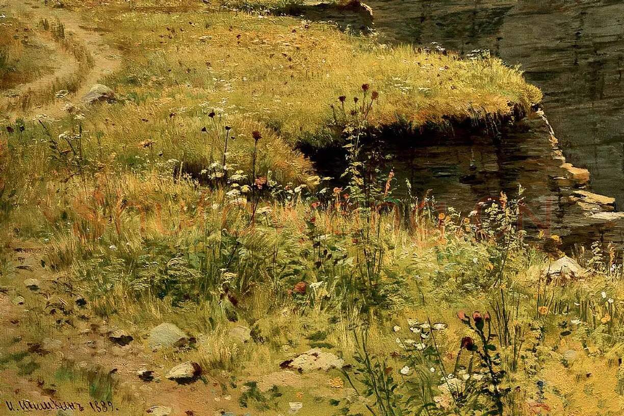 希施金油画海景局部 (2)