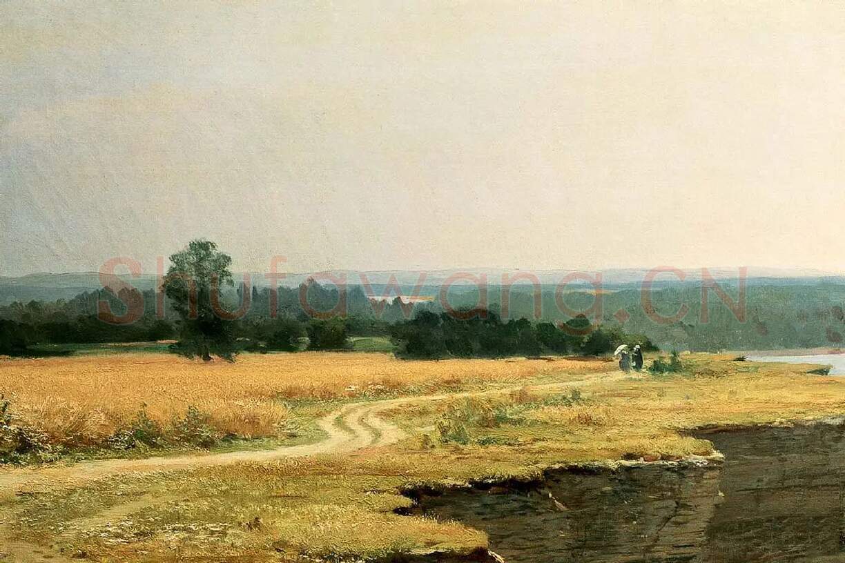 希施金油画海景局部 (3)