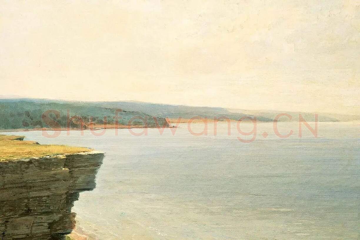 希施金油画海景局部 (4)