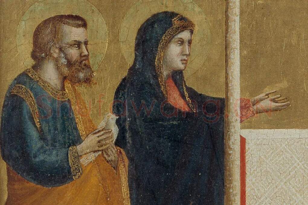 乔托作品《圣婴呈献》局部 (2)