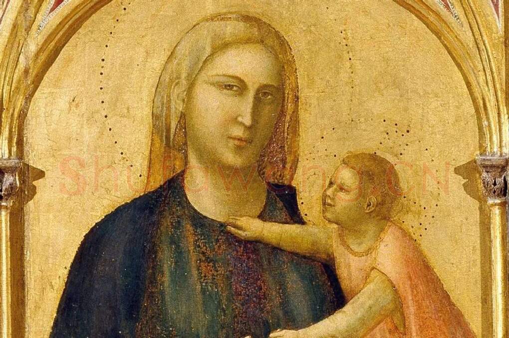 乔托蛋彩画《巴迪亚多联祭坛画》局部 (1)