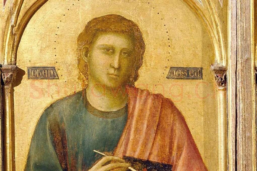 乔托蛋彩画《巴迪亚多联祭坛画》局部 (2)