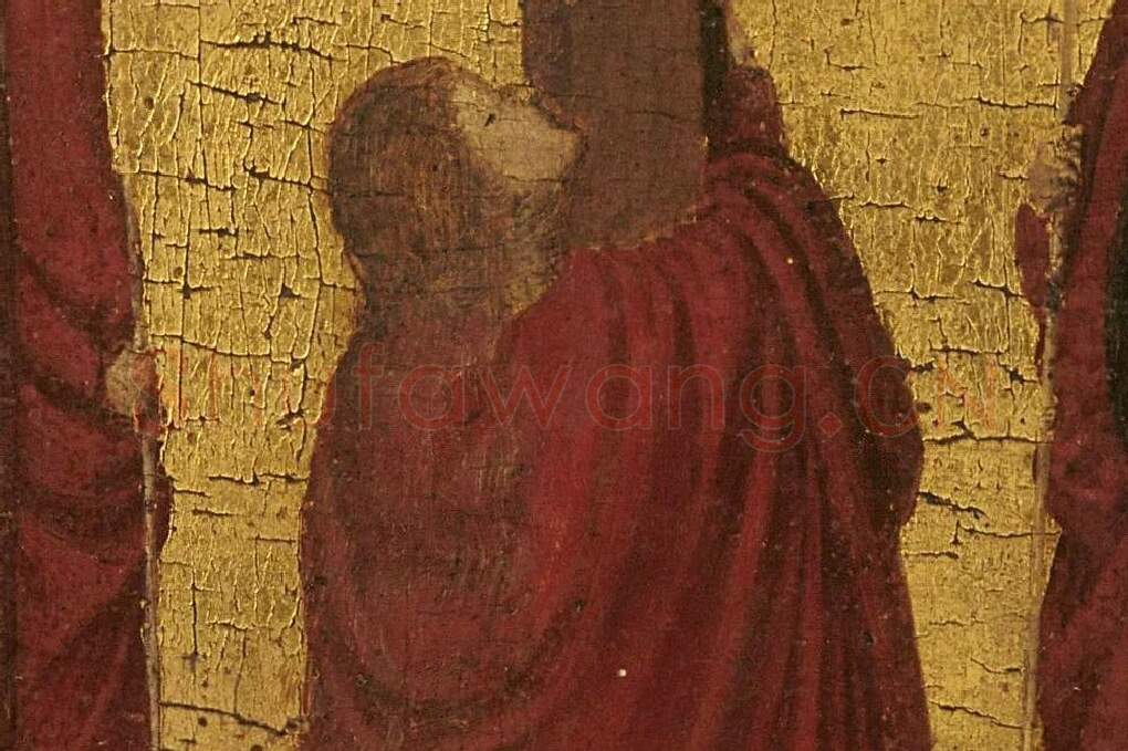 乔托蛋彩画作品《耶稣受难图》局部 (4)