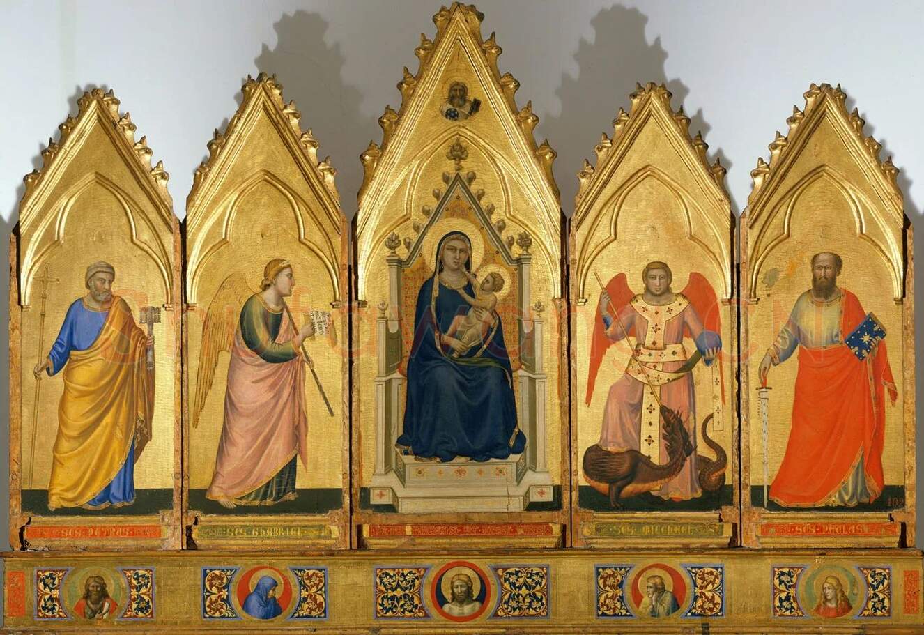 文艺复兴乔托《多联祭坛画》