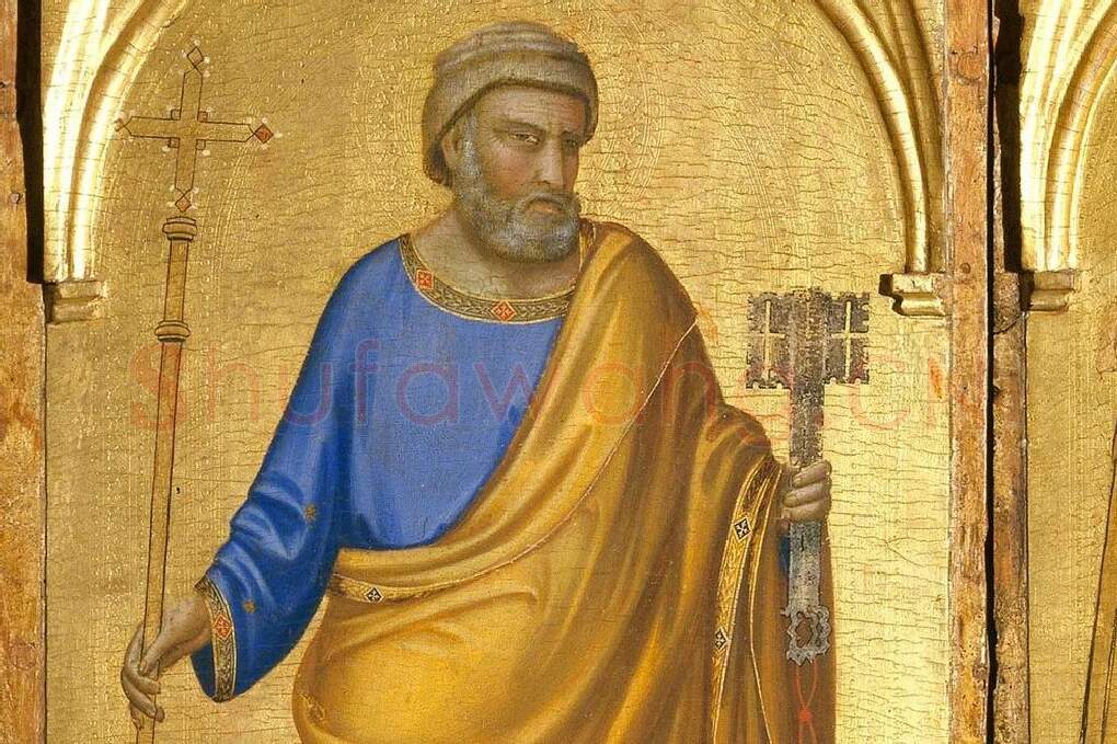 文艺复兴乔托《多联祭坛画》局部 (1)