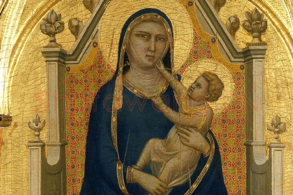 文艺复兴乔托《多联祭坛画》局部 (3)