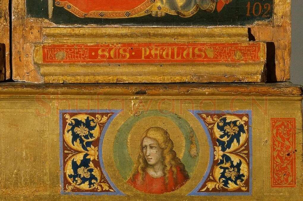 文艺复兴乔托《多联祭坛画》局部 (6)