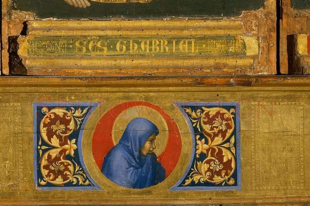 文艺复兴乔托《多联祭坛画》局部 (7)