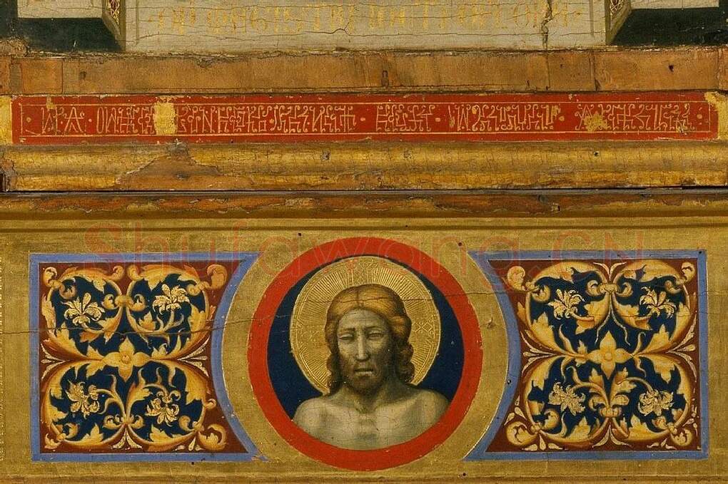 文艺复兴乔托《多联祭坛画》局部 (8)