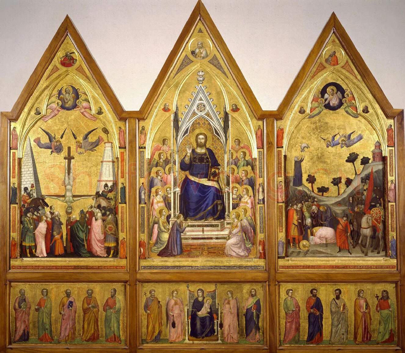 乔托作品《三联祭坛画》高清大图