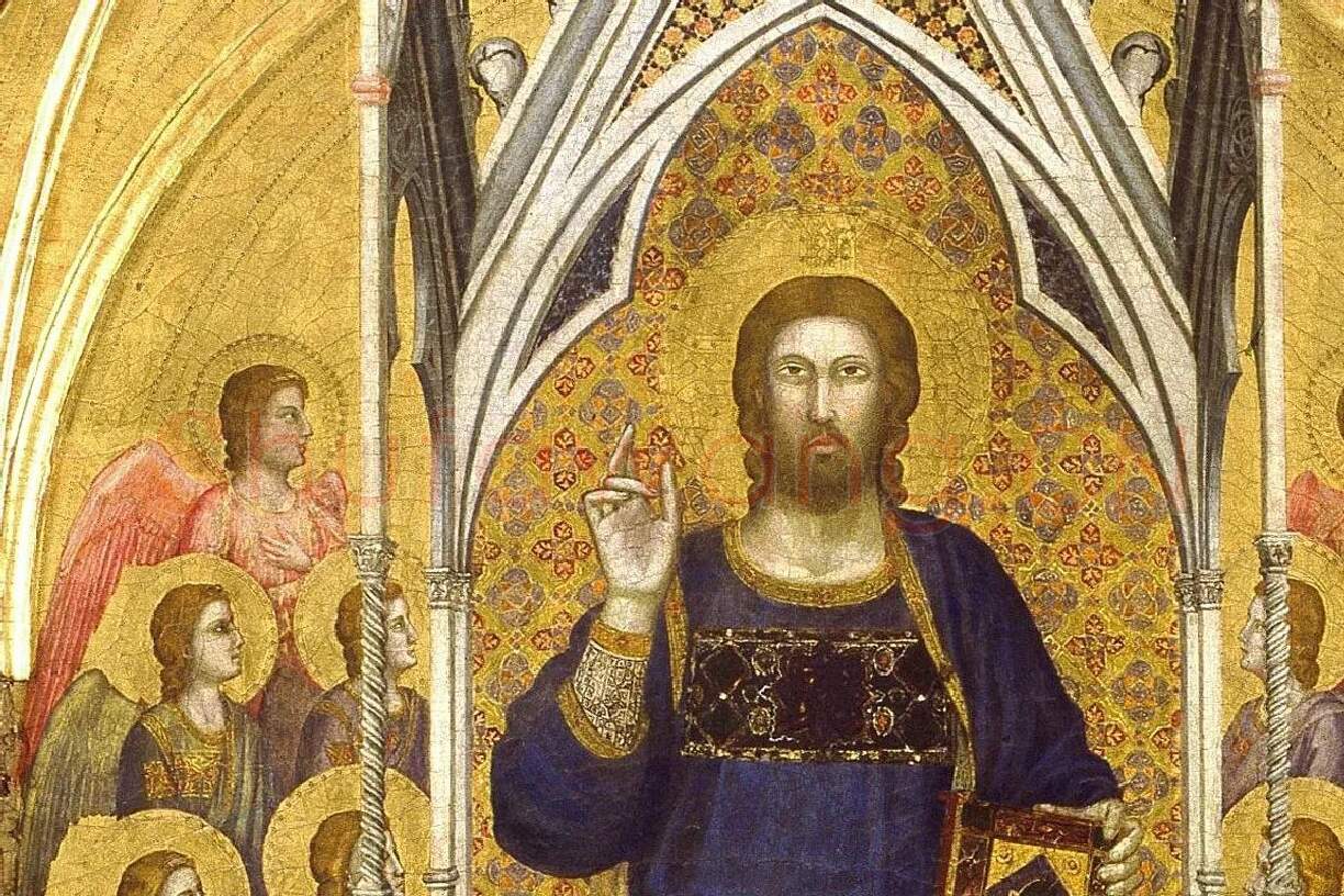 乔托作品《三联祭坛画》高清大图局部 (1)