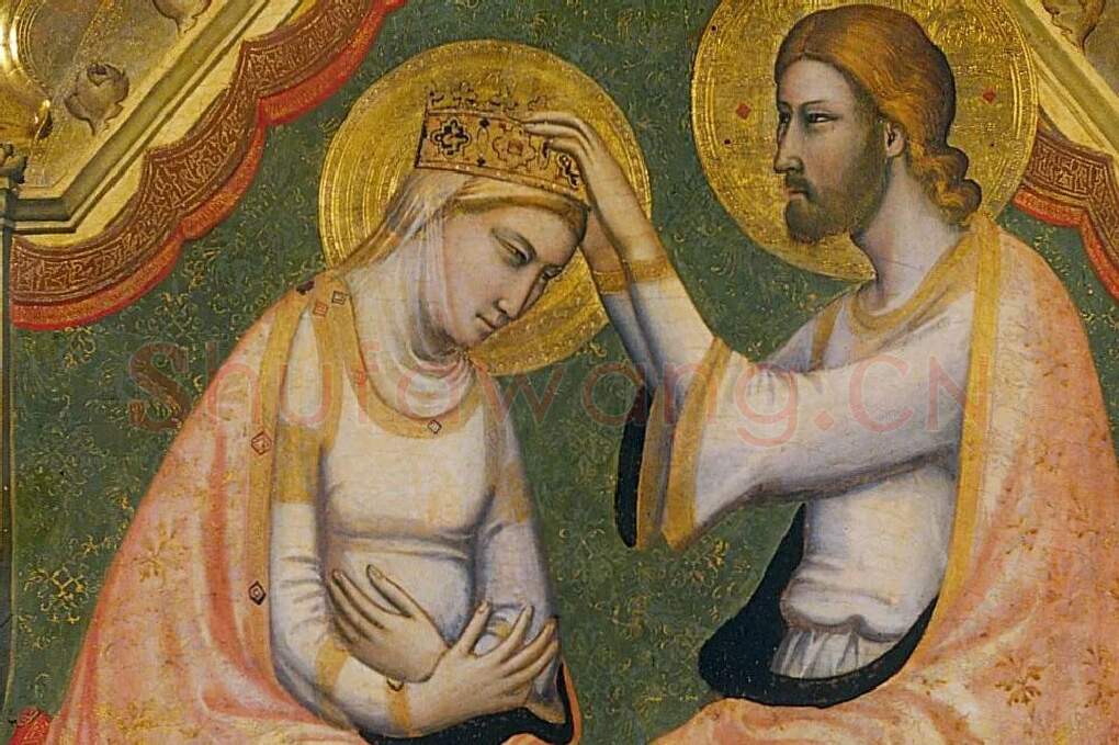 文艺复兴“乔托”作品 多联祭坛画高清大图局部 (1)