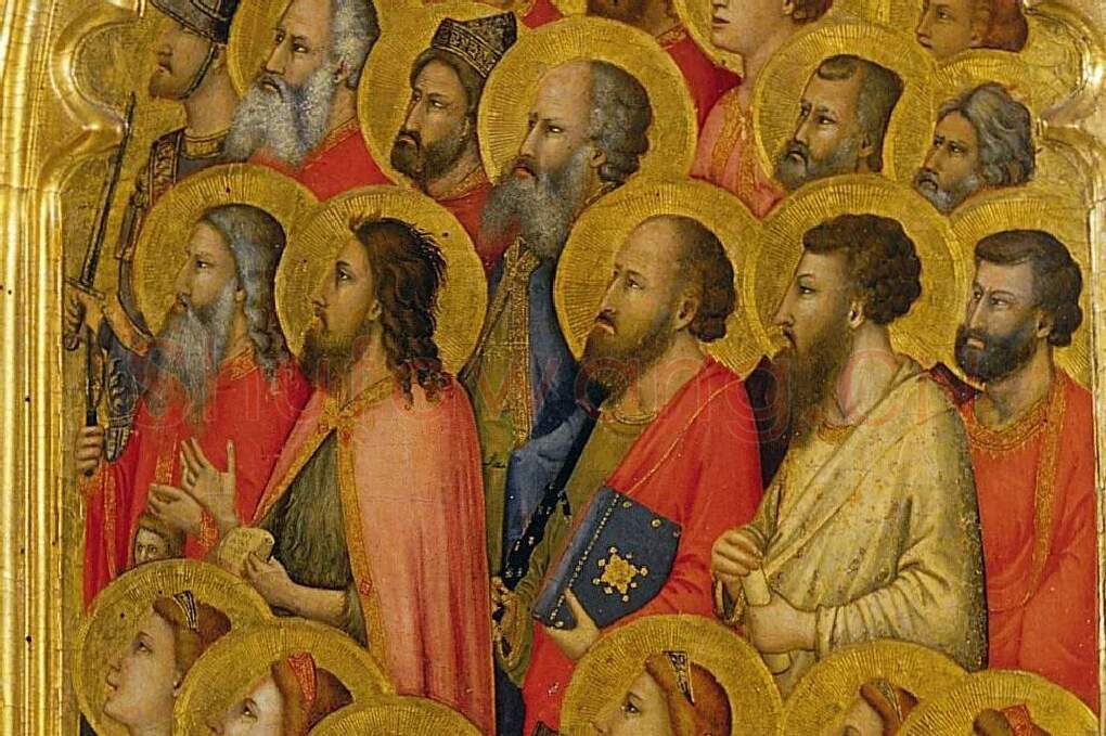 文艺复兴“乔托”作品 多联祭坛画高清大图局部 (4)