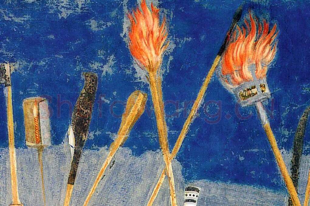 乔托代表作《犹大之吻》高清大图局部-(4)