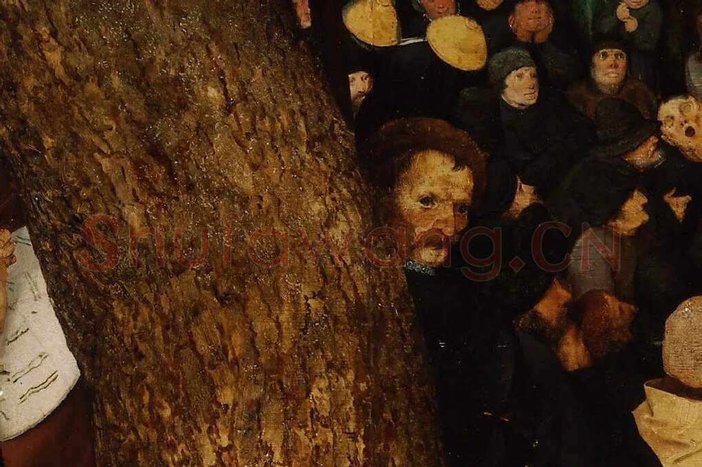 彼得·勃鲁盖尔作品《圣约翰洗者的讲道》局部 (2)