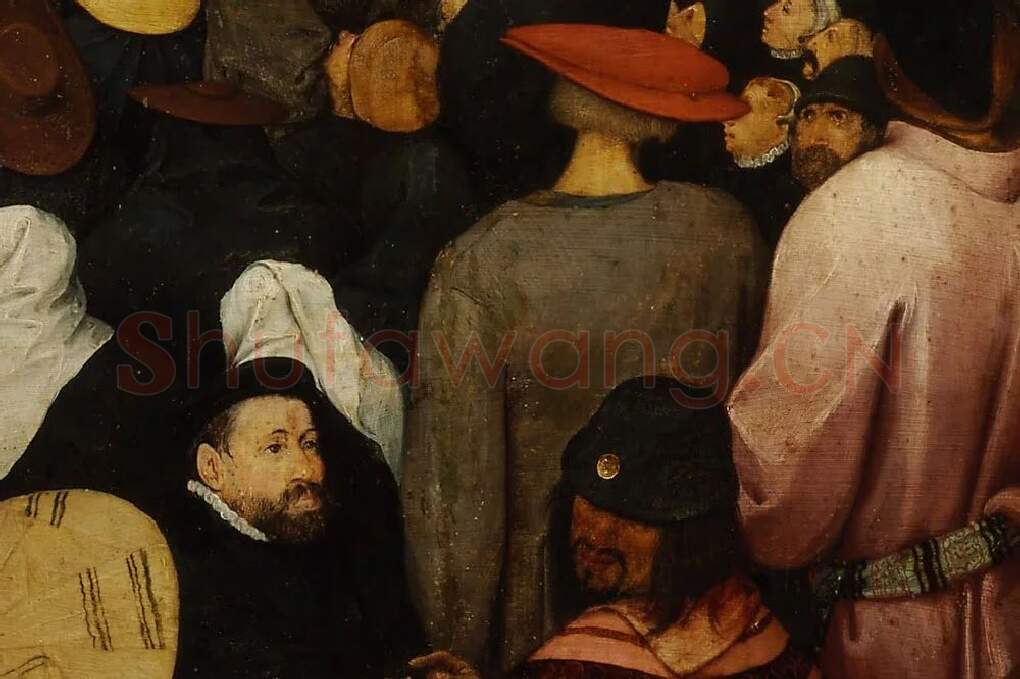 彼得·勃鲁盖尔作品《圣约翰洗者的讲道》局部 (3)