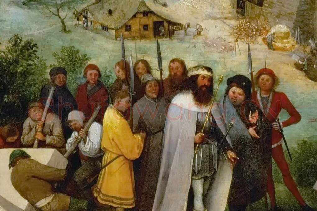 彼得·勃鲁盖尔作品《通天塔》局部 (2)