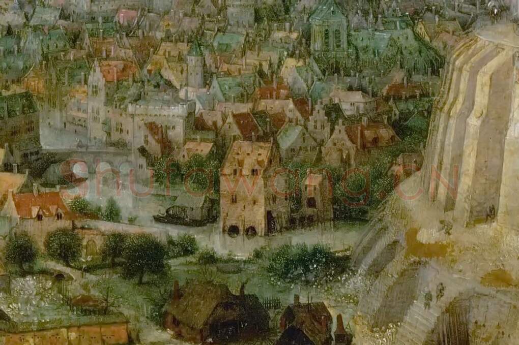 彼得·勃鲁盖尔作品《通天塔》局部 (9)