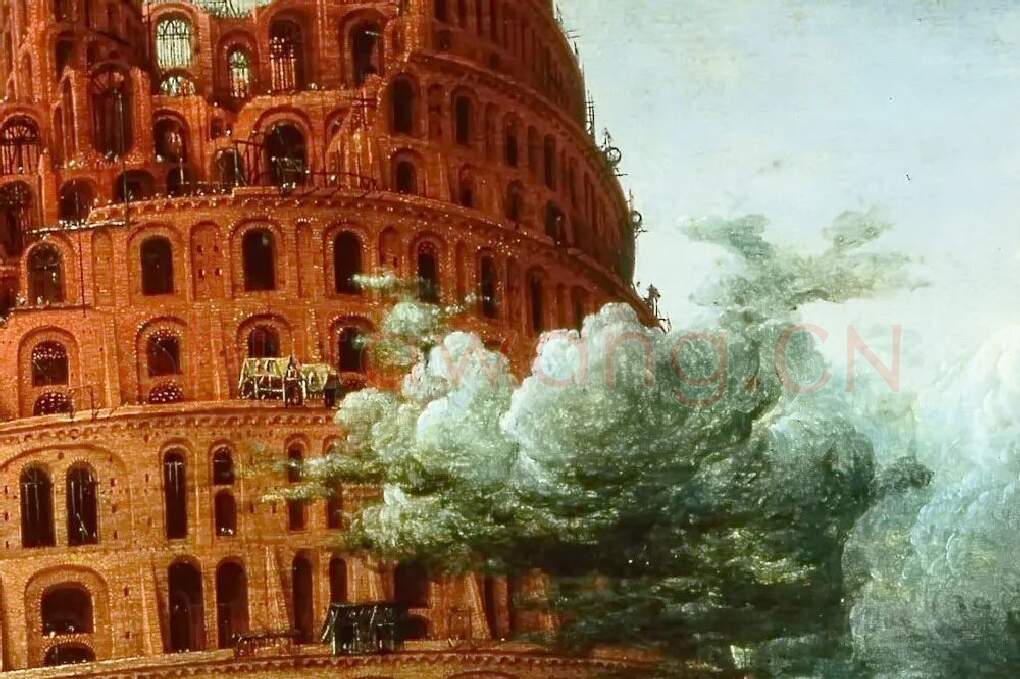 彼得·勃鲁盖尔作品《巴别塔》局部 (6)