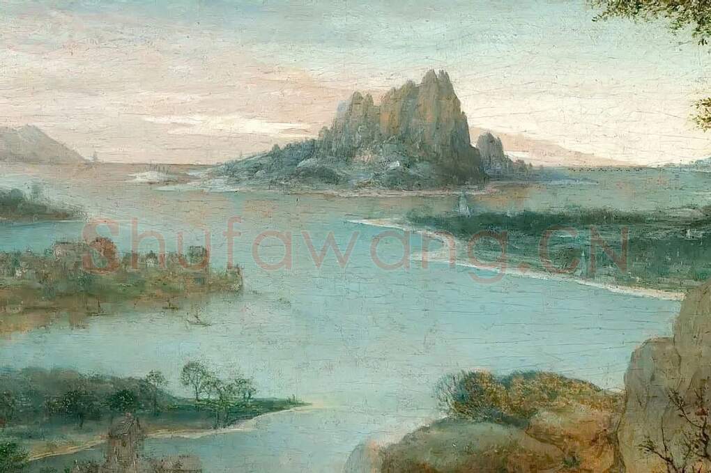 彼得·勃鲁盖尔作品《逃往埃及的风景》局部 (4)