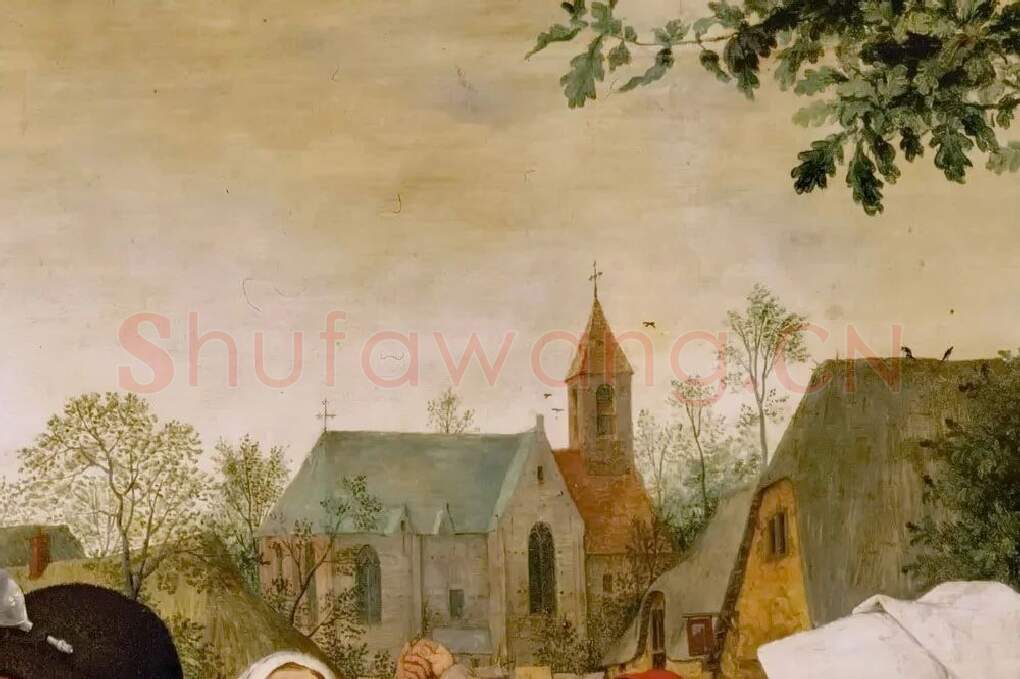 彼得·勃鲁盖尔作品《农民的舞蹈》局部 (5)