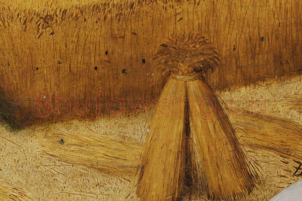 彼得·勃鲁盖尔作品《秋收》局部 (3)