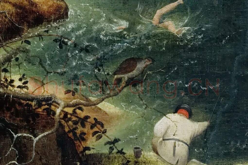 彼得·勃鲁盖尔作品《伊卡洛斯的坠落》局部 (3)