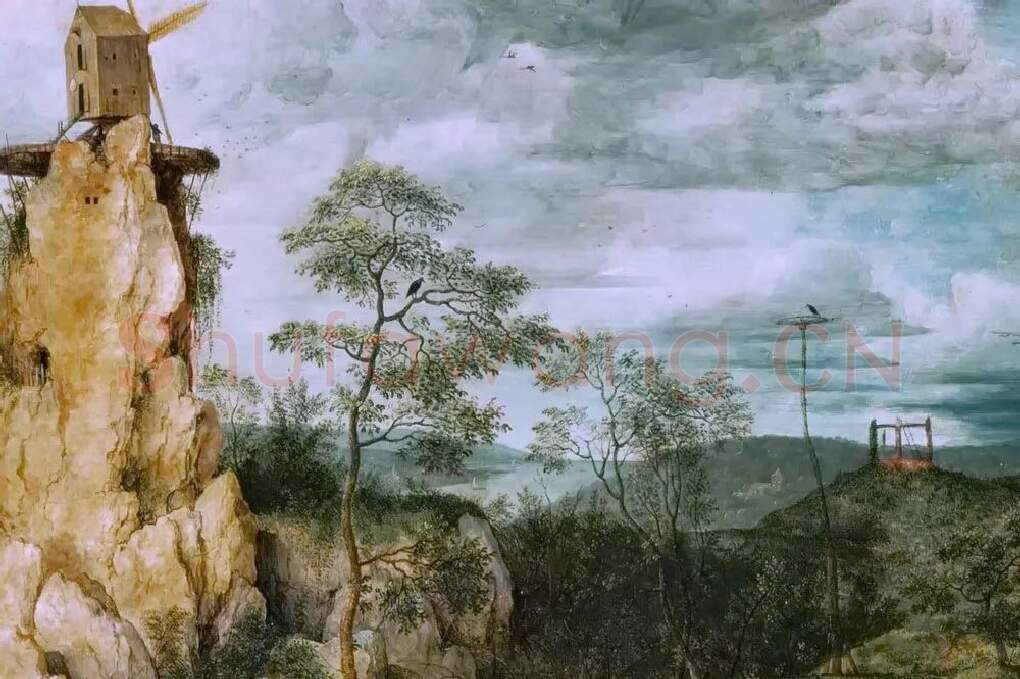 彼得·勃鲁盖尔作品《基督受难》局部 (6)