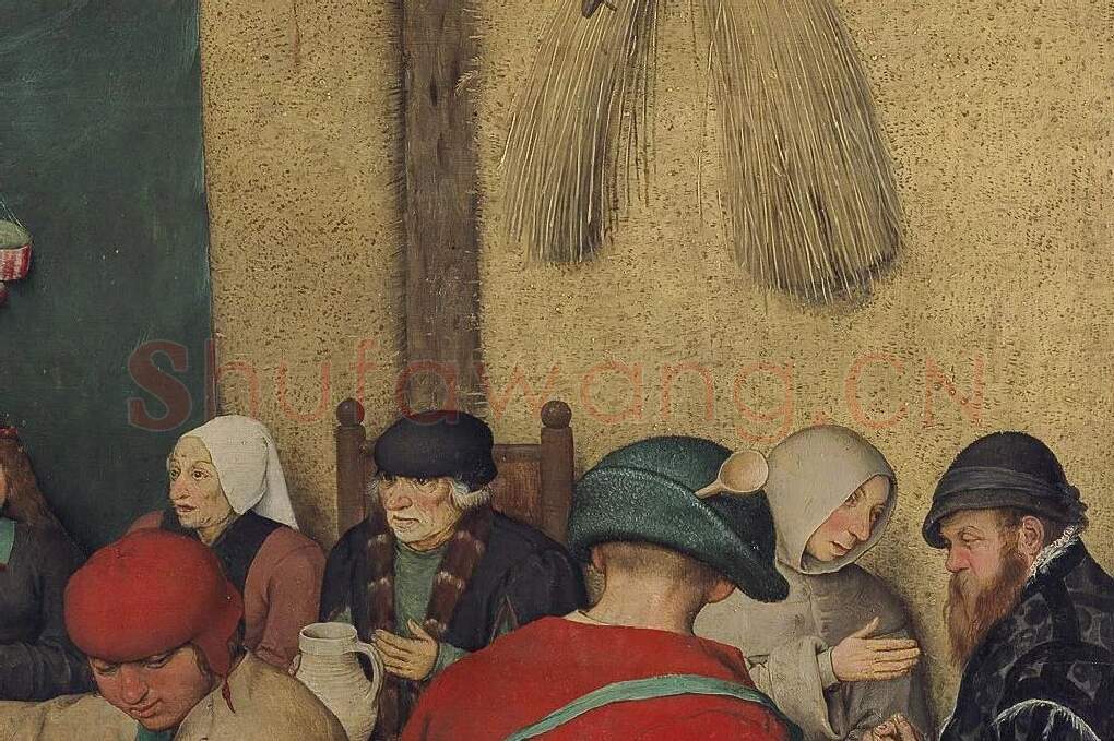 彼得·勃鲁盖尔作品《农民的婚礼》局部 (2)