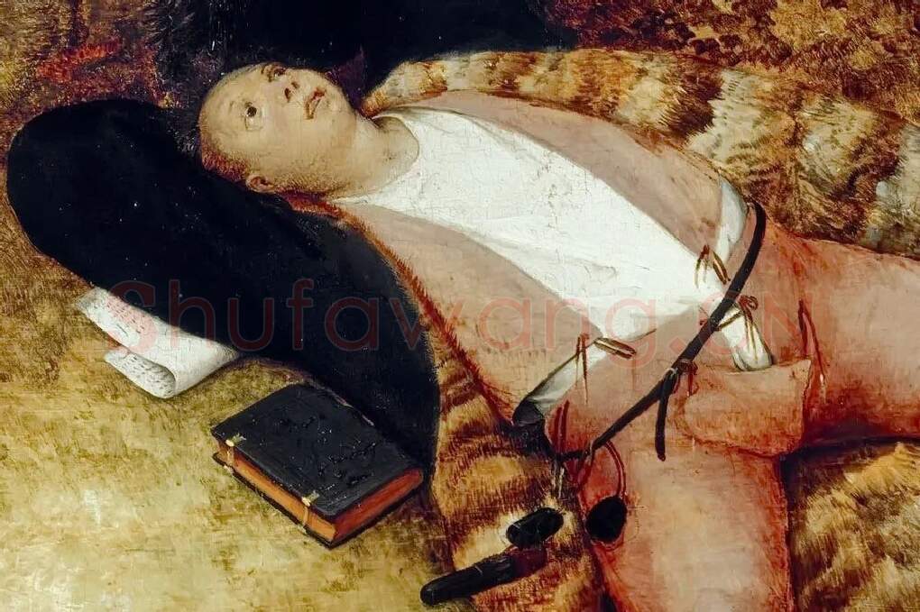 老勃鲁盖尔作品《安乐乡》局部 (1)